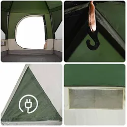 vidaXL, Zelt, (Kuppelzelt, 13 kg, 7 Personen)