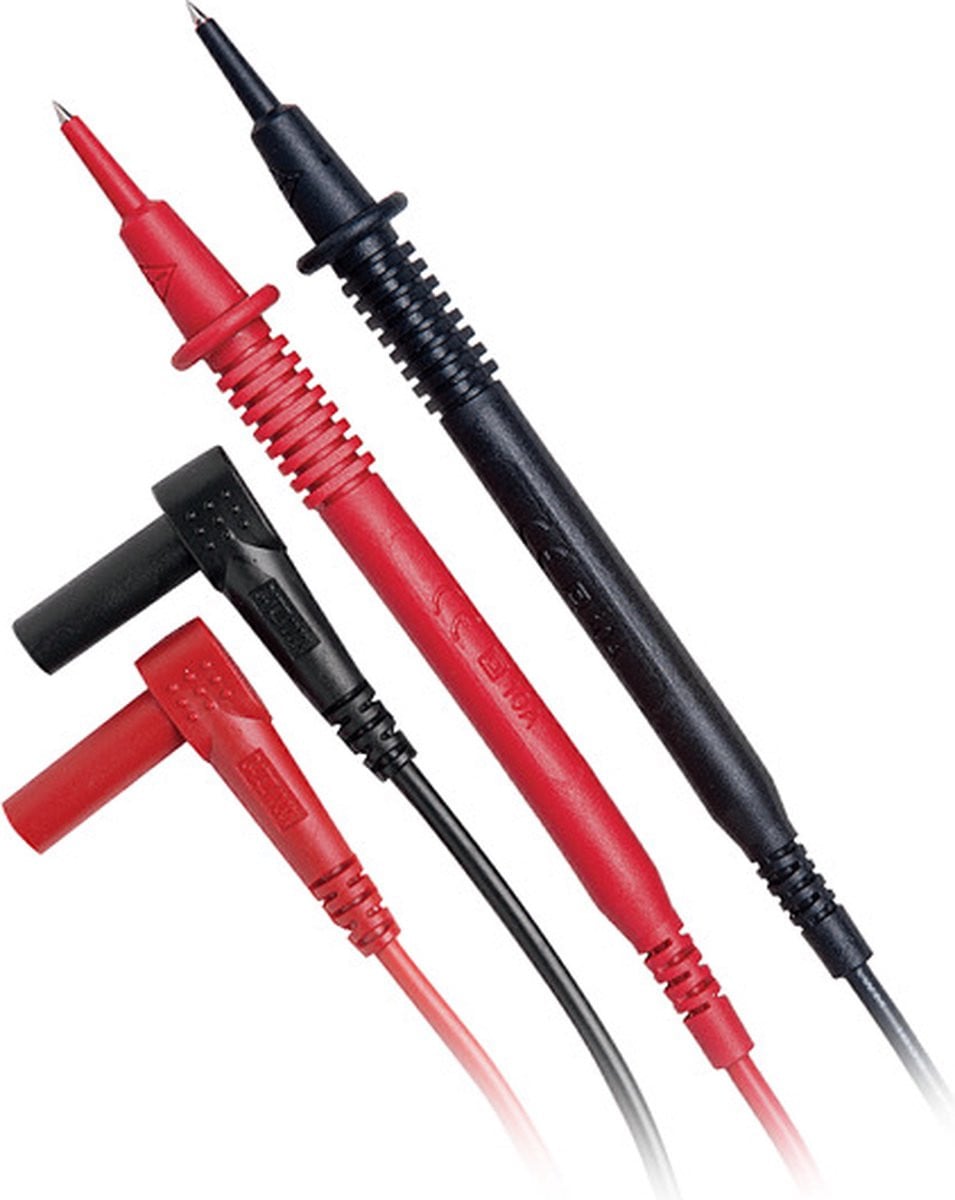 Extech TL803 Testkabels met 4mm Bananenstekkers en 2mm Tips