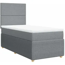 vidaXL, Boxspringbett, Mackenzie (Schlichtes Design) (90 x 200 cm)