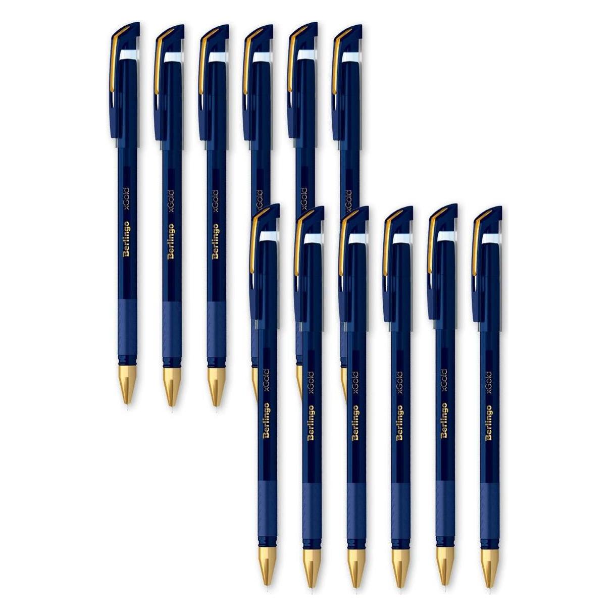 Berlingo Feder kugelig, blau, 12stk, 0.7mm, XGOLD (12x) (44131025)