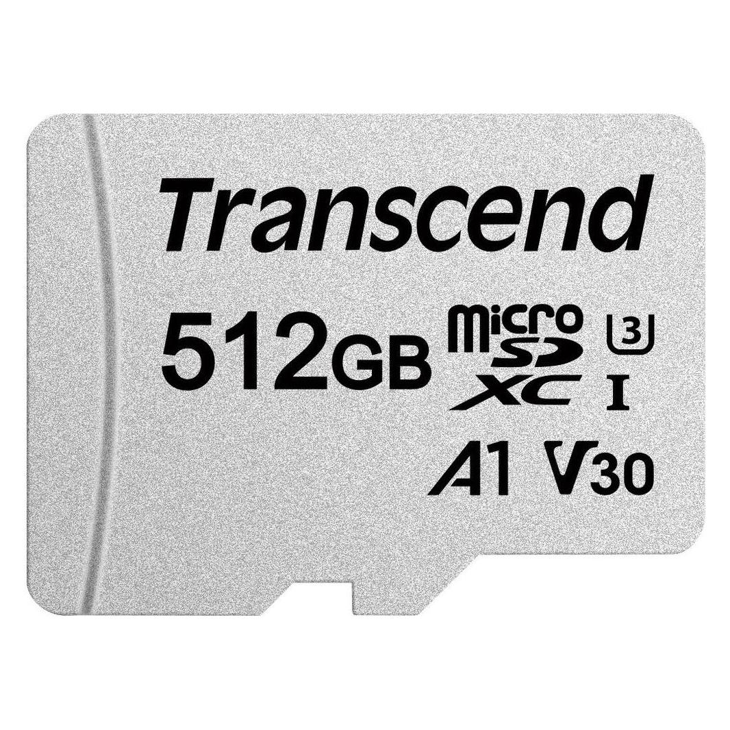Transcend USD300S (512 GB, microSDXC, U3, UHS-I) (TS512GUSD300S-A)