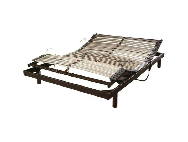 Sommier relaxation électrique - PROMO MATELAS - S50 mono - 39 lattes multiplis - Télécommande filaire