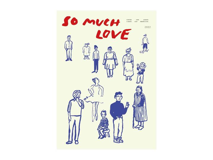 Paper Collective Poster So Much Love 30x40 cm