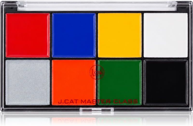 J.Cat Beauty Master Class multipurpose palette for face and body shade 103 Bold Primary 21 g