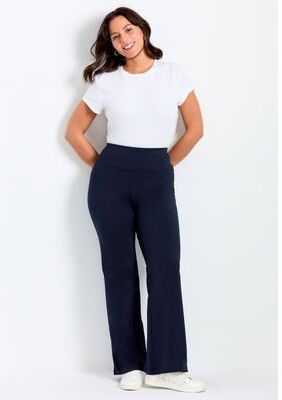 Plus Size Women's Bootleg Legging by Avenue in Navy (Size 34/36)