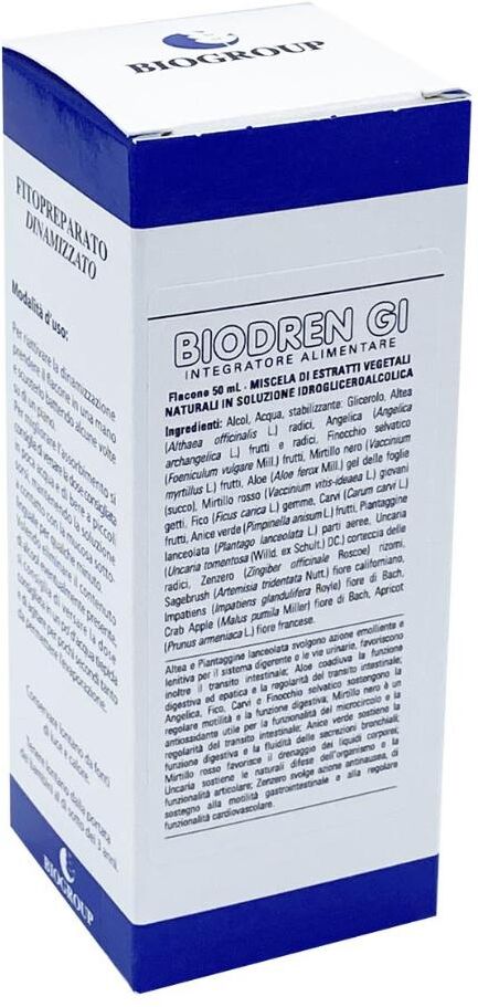 BIOGROUP SpA SOCIETA' BENEFIT BIODREN GI GTT 50 ML