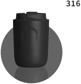 All Categories Goods Mini Thermos Bottle Coffee Mug Stainless Steel, Leakproof Vacuum Flask Double Wall Tumbler black