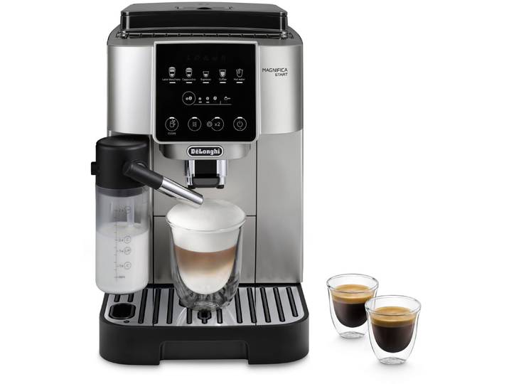 DE'LONGHI Kaffeevollautomat Magnifica Start Milk ECAM220.80.SB - 5 Rezepte, perfekter Milchschaum , schwarz, B:24cm H:35cm T:44cm, Kaffeevollautomaten, Für cremigen Barista-Milchschaum – auch für pflanzliche Alternativen, Kaffeevollautomat