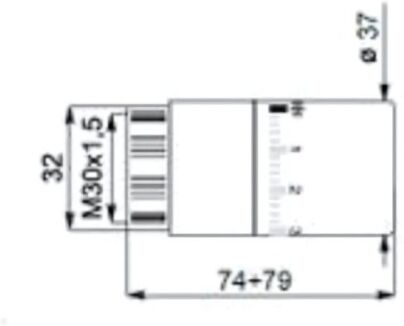 Tête Thermostatique Blanche Liquide Cordivari Pour Kristal