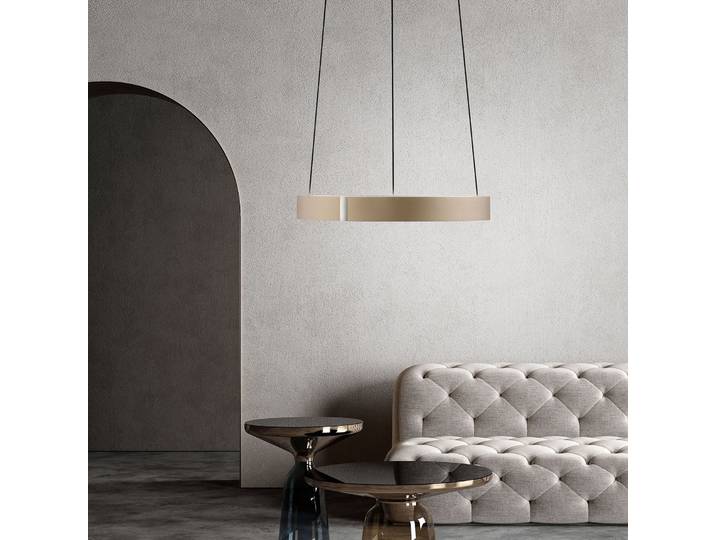 Suspension LED E-Clipse, bronze, Ø 50 cm, CCT - PURE PURE E-Clipse - Salon / séjour - Moderne - Métal - À ampoule unique