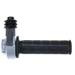 Domino Gasgriffarmatur Typ Daytona, Aluminium verchromt, zweizugig, Max Hub: 45 mm, Drehwinkel 3, 4°/mm