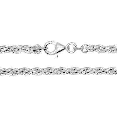 Silberkette OSTSEE-SCHMUCK "Ostsee-Schmuck Kette Kordel 2,8 mm Kette Kordel 2,8 mm" Gr. 42, silber, Halsketten, Damen, 42cm, Silber 925 (Sterlingsilber), L: 42, Silberkette