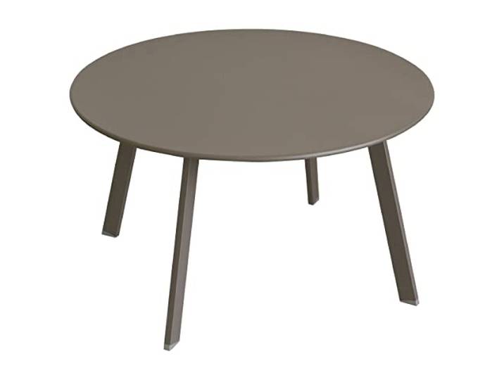 Hespéride – Beistelltisch Saona Tonka, rostfreier Stahl, UV-beständig, Durchmesser 70 x Höhe 40 cm – Für Garten, Terrasse, Balkon