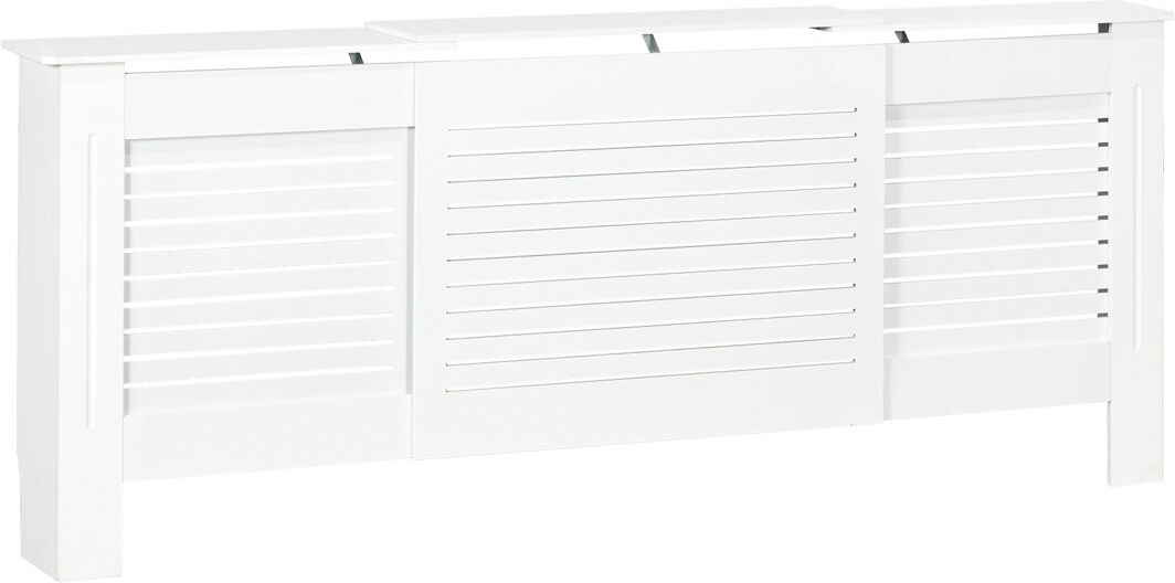 Belfry Heating Humberto Modern Radiator Cover Cabinet Slatted Design MDF 81cm H x 172cm W x 19cm D