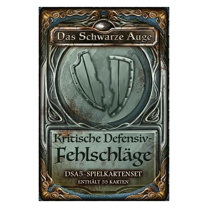 Ulisses Spiele DSA5 Spielkartenset - Kritische Defensiv-Fehlschläge, 55 Karten (DE-Ausgabe) (Deutsch, 1 - 4 Spieler) (US25412)