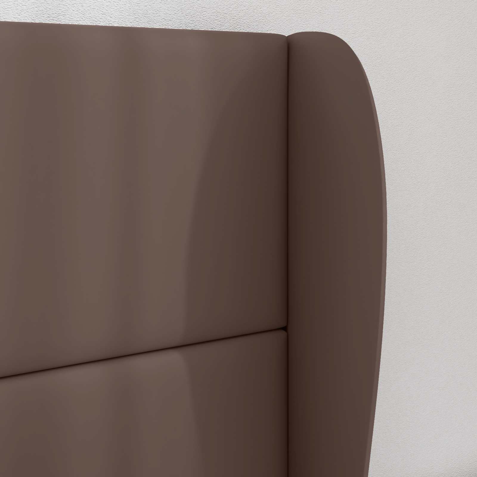 vidaXL Oreille de tête de lit Tan PVC