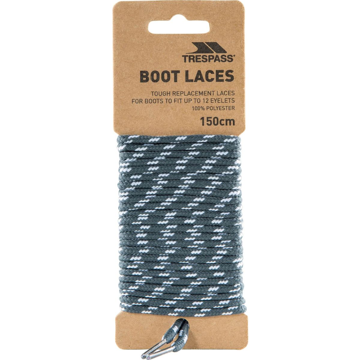 Trespass Laces 150 - Round Laces 150CM grey (GRY) EACH UUACMIN30062_GRY_EACH