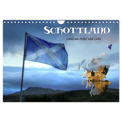 Schottland - Land aus Nebel und Licht (Wandkalender 2026 DIN A4 quer), CALVENDO Monatskalender