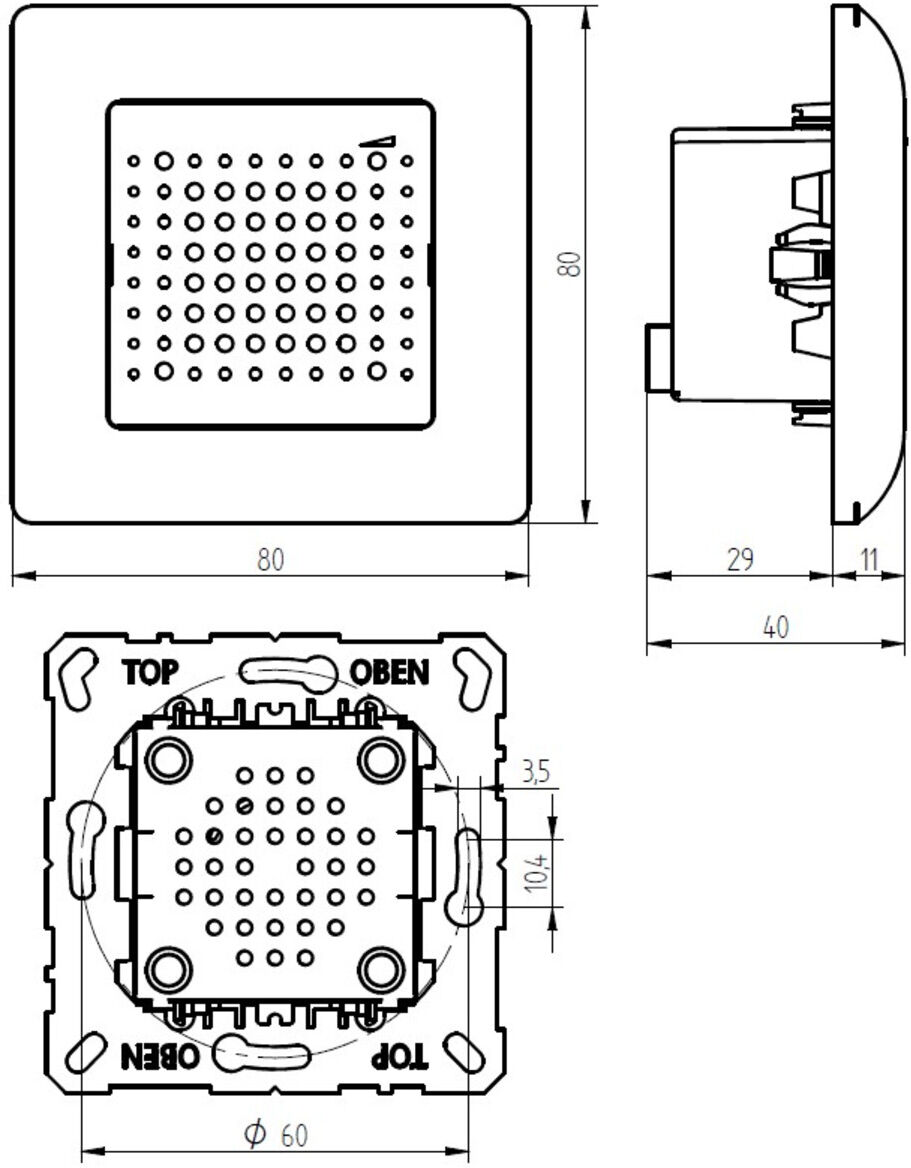 Grothe Unterputz Summer UP-SU 230ws 230V AC (43726)