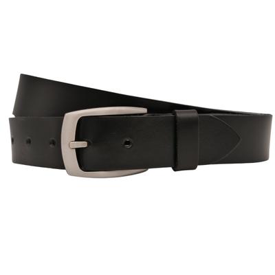 Ledergürtel ANNAMATONI "AnnaMatoni Ledergürtel Vero Ledergürtel Vero", Herren, Gr. TW85 - 100cm Gesamtlänge, schwarz (schwarz 790), 100% Leder, Gürtel Ledergürtel