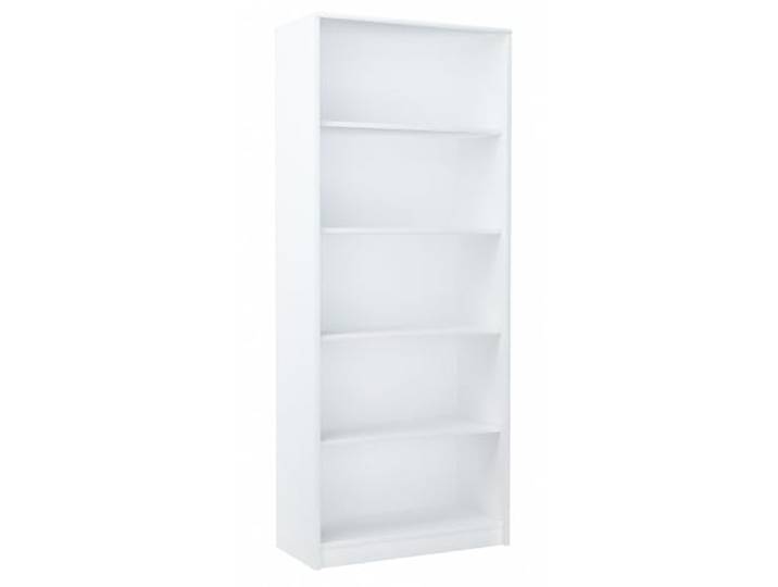 MATKAM Bücherregal R6, B/H/T 74x180x35cm, Standregal, ideal für Büro, Diele Wohnzimmer, Jugend- oder Kinderzimmer (Weiß)
