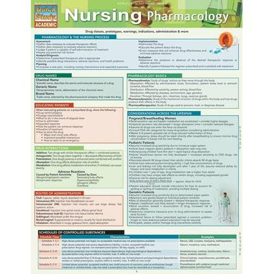 Nursing Pharmacology, Geheftet von Inc. BarCharts Publishing, Bar Charts Inc (fl), 978-1-4232-1655-1