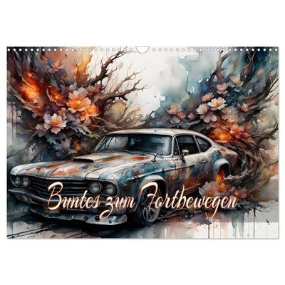 Buntes zum Fortbewegen (Wandkalender 2027 DIN A3 quer), CALVENDO Monatskalender