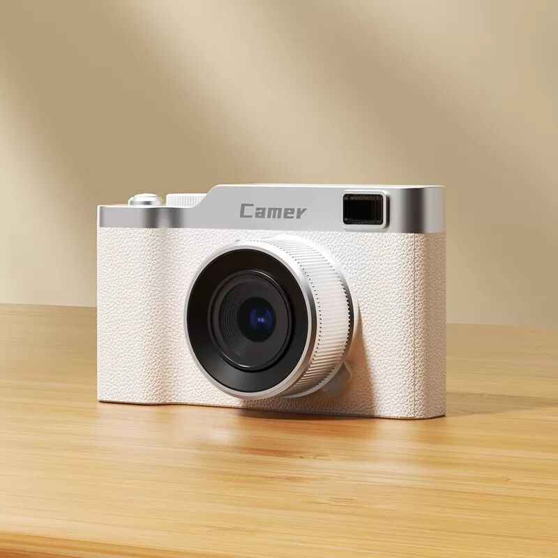 INF Appareil Photo Numérique Compact avec Zoom Optique 5x et Enregistrement Vidéo 1080p Blanc