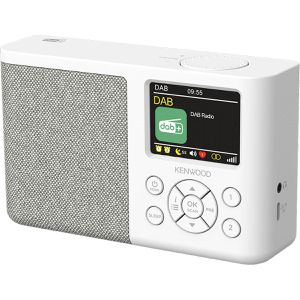 Kenwood Radio CR-M33DAB-W DAB+, Akku, Bluetooth, weiß
