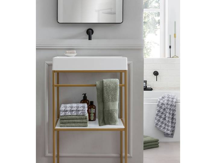 Serviette de douche Deluxe 70 x 140cm Vert/Menthe
