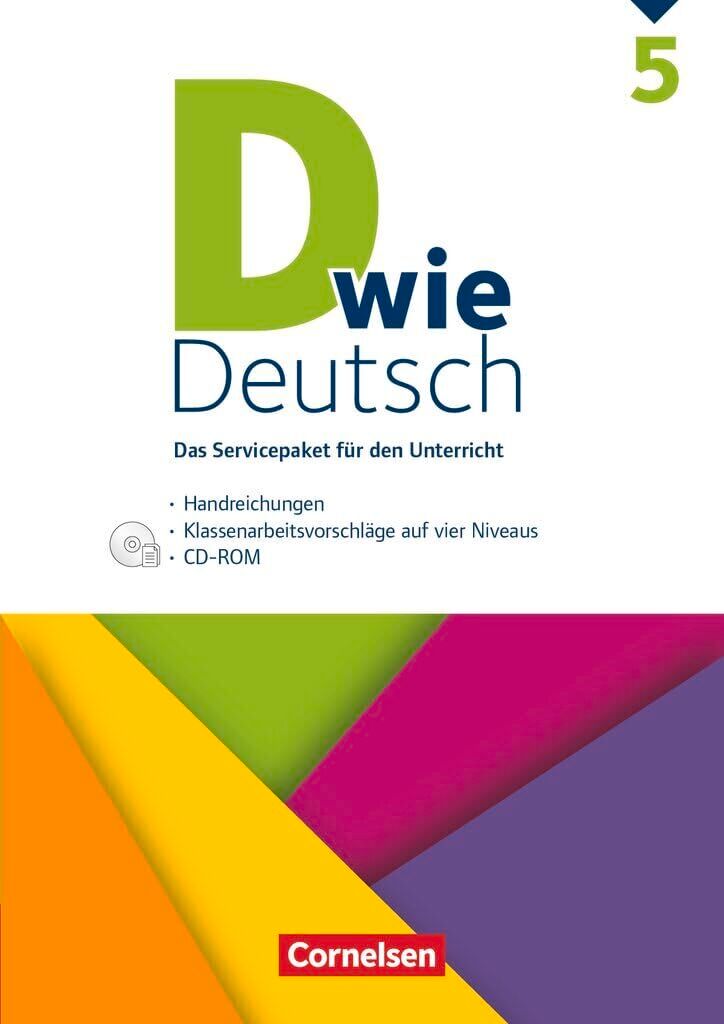 Ulrich Deters - D wie Deutsch NULL Das Sprach- und Lesebuch für alle 5. Schuljahr NULL NULL Servicepaket Handreichungen, Klassenarbeitsvorschläge, CD-ROM - Preis vom 09.10.2026 07:28:09 h