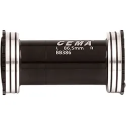 CEMA Innenlager BB386 für SRAM DUB W: 86,5 x ID: 46 mm Keramik - schwarz, Interlock