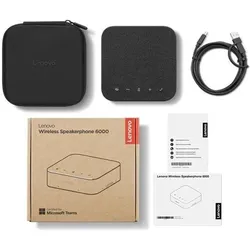 Lenovo WIREL.SPEAKERPHONE 6000, Telefon, Schwarz
