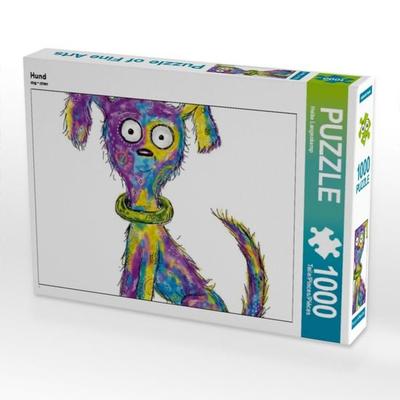 CALVENDO Puzzle Hund 1000 Teile Puzzle quer | 1000 Teile Lege-Größe 64 × 48 cm Foto-Puzzle für glückliche Stunden