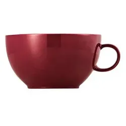 6er-Set Thomas Cappuccinotasse Sunny Day 380 ml Porzellan Rot Fuchsia