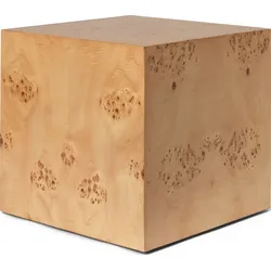 Burl Beistelltisch 40 x 40 cm, hell