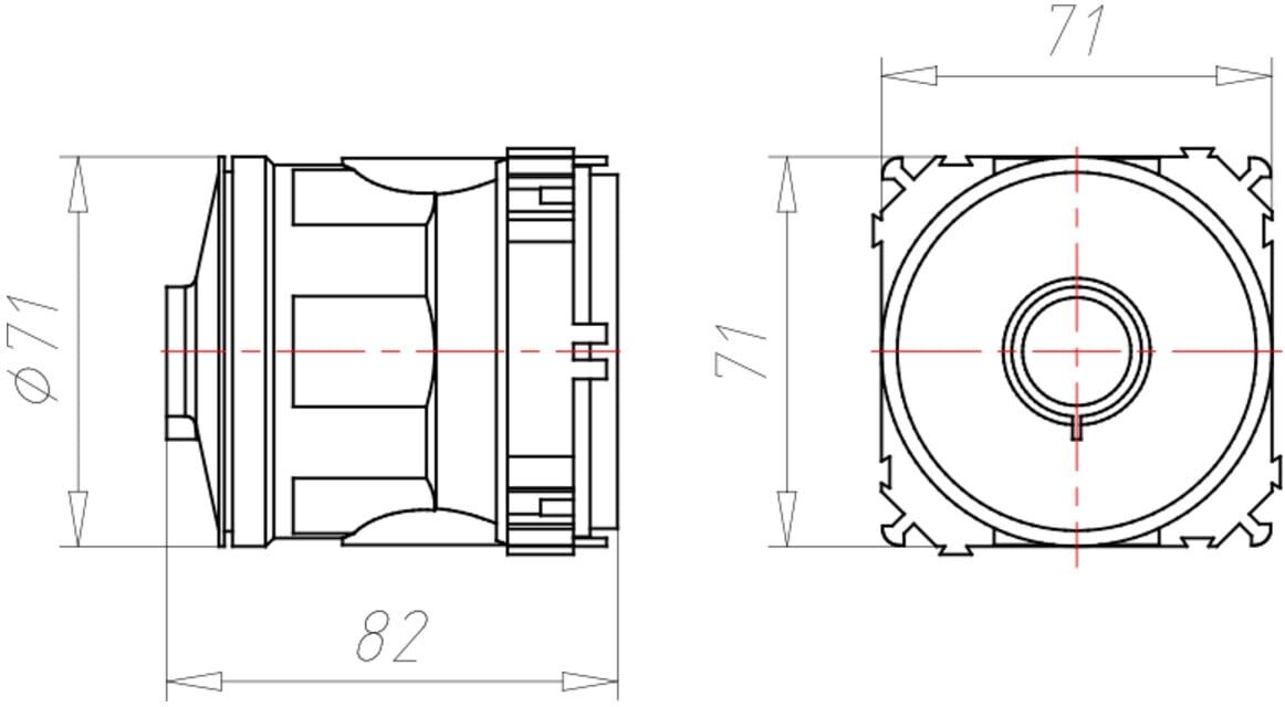 Kaiser Schalterdose 1265-40 60mm)