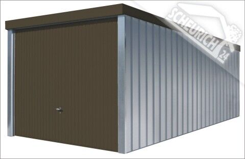 Siebau Metall-Flachdachgarage L 60 (AZ-586)