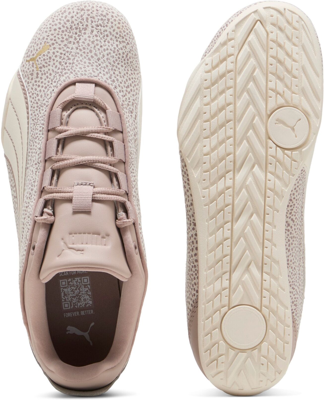 Sneaker PUMA "CATCH SOLEIL TOPCAT", Damen, Gr. 42, frosted ivory, rose latte, puma gold, Schuhe Sneaker, für sportlichen Look, mit leicht profiliertem Laufsohlenprofil