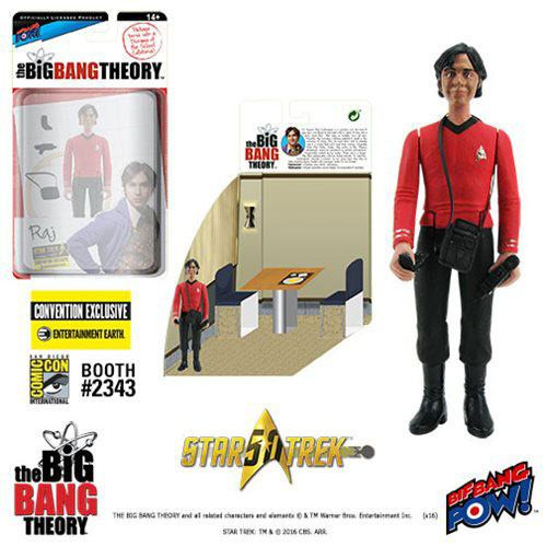 The Big Bang Theory Bif Bang Pow! Actiefiguur Raj met diorama, TOS EE Exclusive, 10 cm, BBP17117