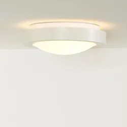 Lucide FRESH LED Deckenleuchte Badezimmer Ø27 cm E27 IP44 Weiß Acryl