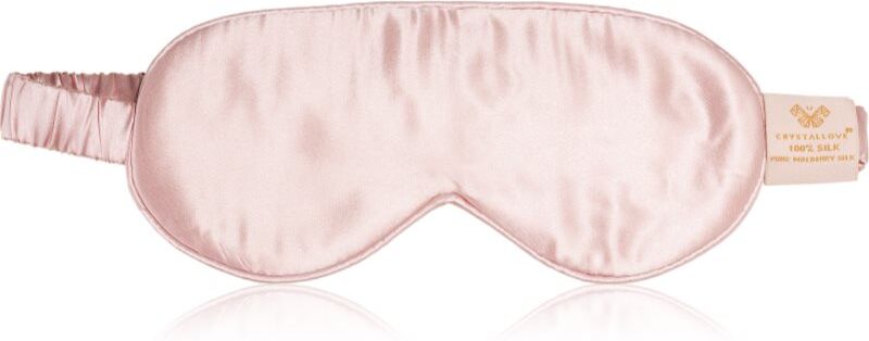 Crystallove Silk Eye Mask Masque de nuit Rose 1 pcs