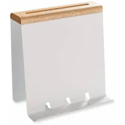 Home & Garden Küchenorganizer Kochbuchständer Messerblock für Tablet-PC weiss 202850101-HE