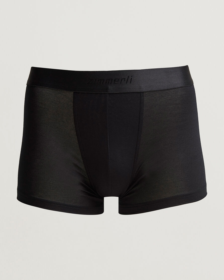 Zimmerli of Switzerland Micro Modal Boxer Briefs Black men XXL Sort