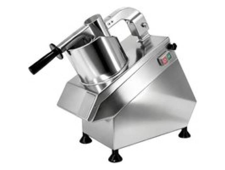 Coupe-légumes électrique professionnel - PESAGE MB - 1 entrée - 750 W - 5 disques 205 mm - Structure aluminium