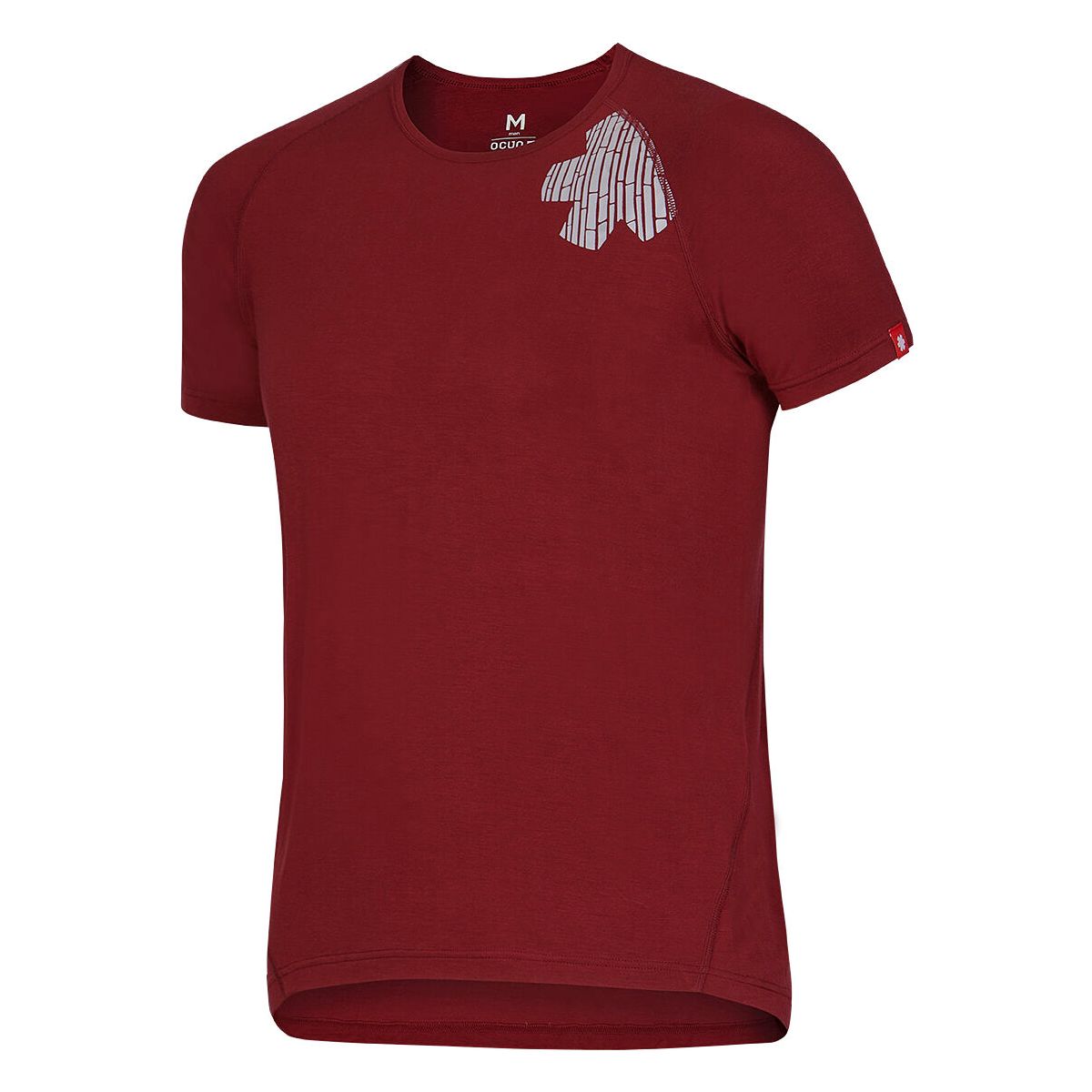 Ocun Bamboo T Blossom Men wine merlot M 04351-M