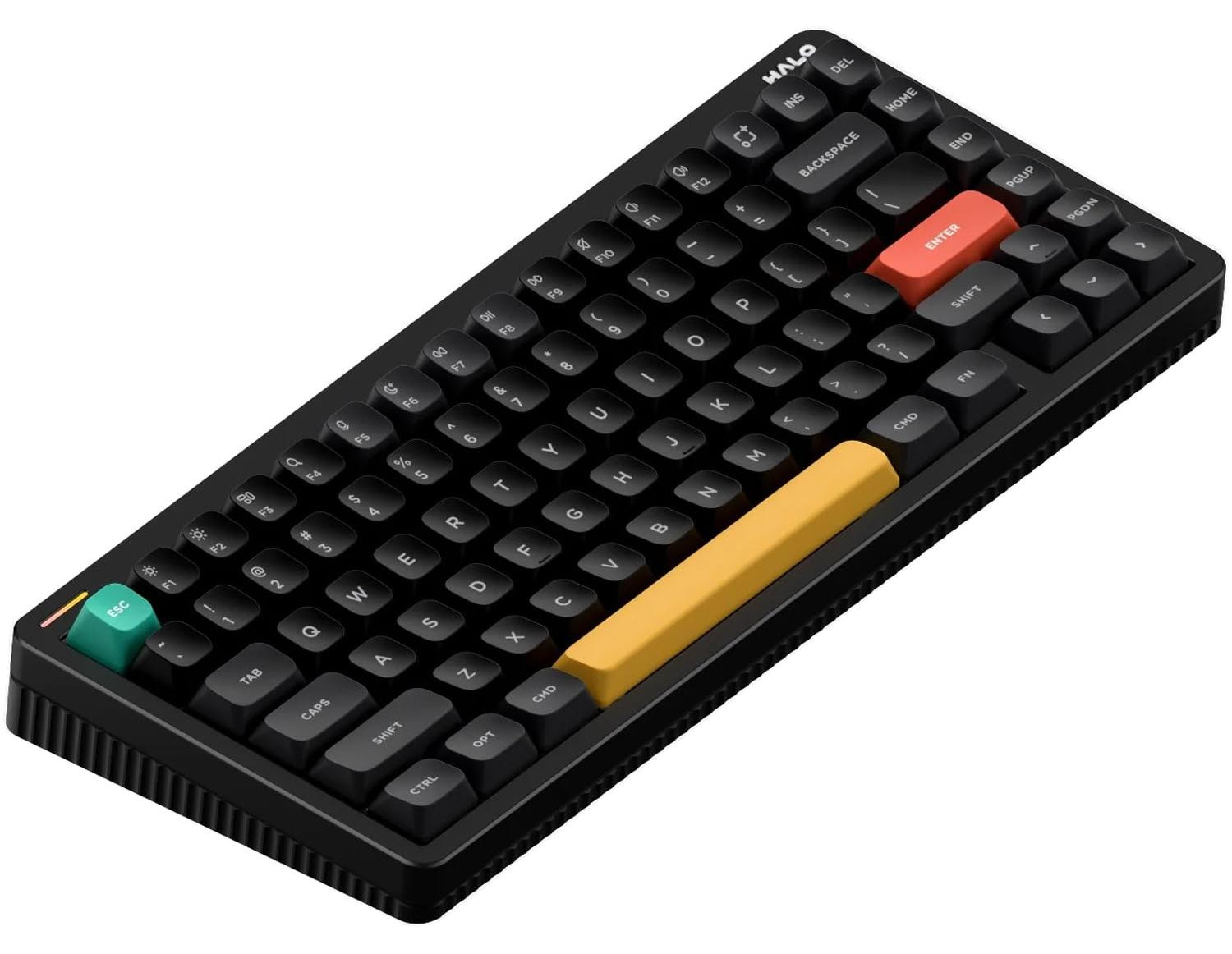 Selius Mechanisch Toetsenbord 75% Layout Zwart - Draadloos Bluetooth & 2,4 GHz - Hot Swappable PBT Toetsen - Aluminium Frame