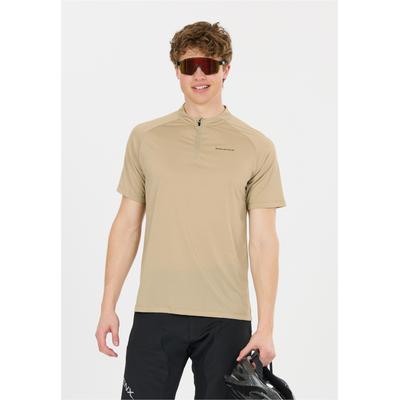 Funktionsshirt ENDURANCE "Crow", Herren, Gr. M, beige, 100% Polyester, meliert, normal, ohne Ausschnitt, Shirts Funktionsshirt, mit Quick-Dry-Technologie