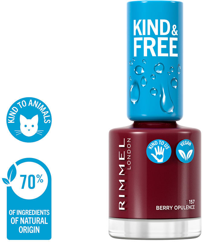 Rimmel London Kind & Free nail polish #157-berry opulence