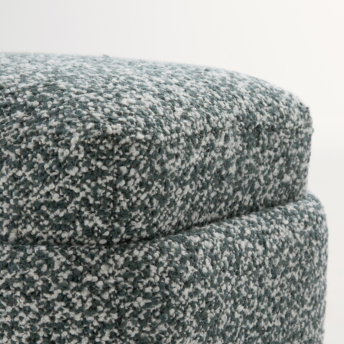 AM.PM Pouf en tissu bouclette chiné, CLEOPHEE
